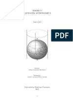 Proiect Navigatie Astronomică