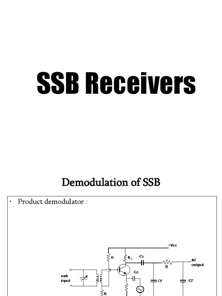 SSB Receiver 6 | PDF | Technology & Engineering