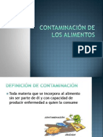 COntaminacion Alimentaria