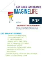 SAP HANA Integrated Online Training in Hyderabad | Bangalore | India - Imaginelife