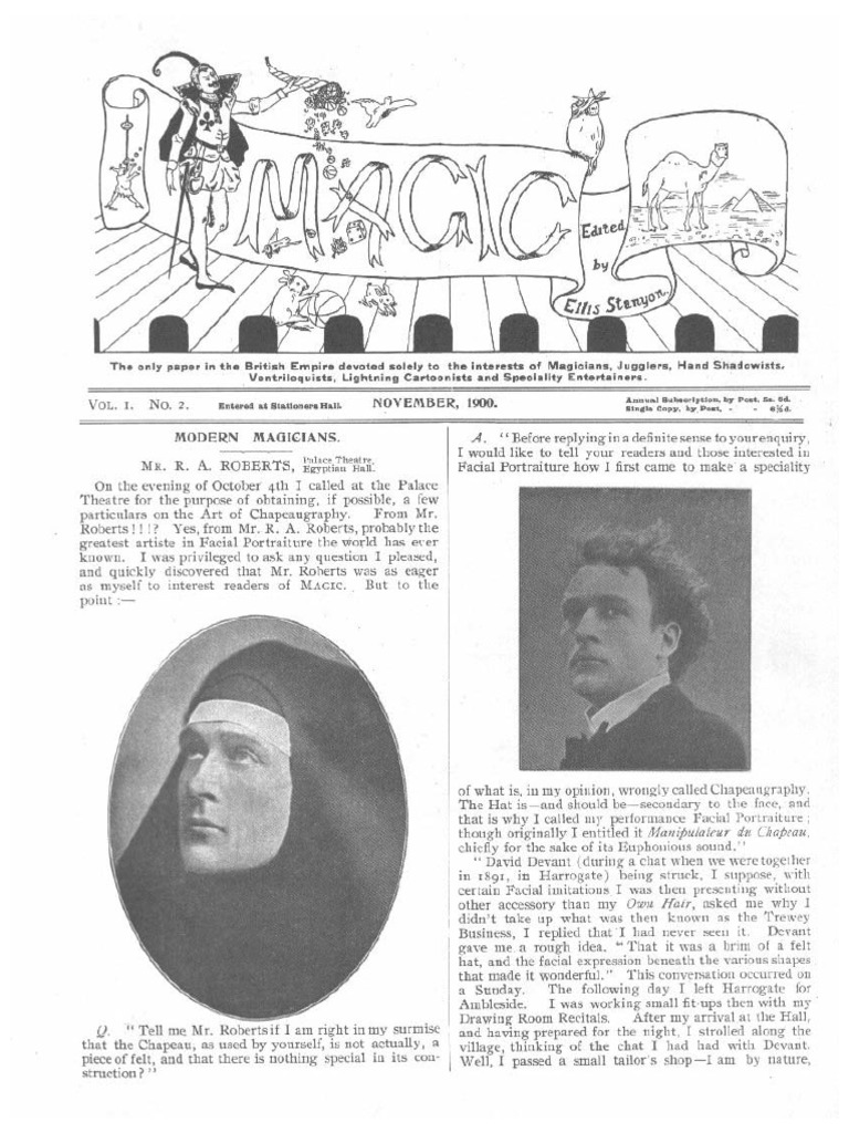 Magic Magazine Vol 01 Issue 02 - Stanyon | PDF | Language Arts ...