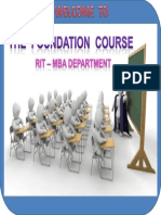 Foundation Course