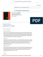 Journal of Intelligent Manufacturing - Incl
