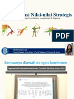 Internalisasi Nilai-nilai Strategis (Update 3 September 2014)
