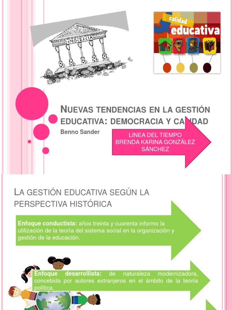 Nuevas Tendencias en La Gestión Educativa | PDF | Calidad (comercial ...