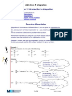 Introduction To Integration