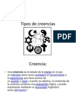 Tipos de Creencias