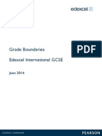 1406 International GCSE Grade Boundaries