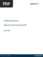 1406 International GCSE Grade Boundaries