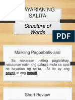 Kayarian NG Salita, Part 2