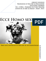 Ecce Homo Sexual - Eros and Ontology in An Age of Incompleteness & Entanglement.