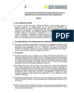 Edital Concurso Centro Administrativo