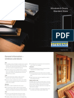 Stegbar Standard Sizes