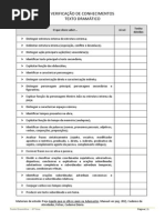 Ficha Verificação Texto Dramático