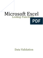 Microsoft Excel: Lookup Functions