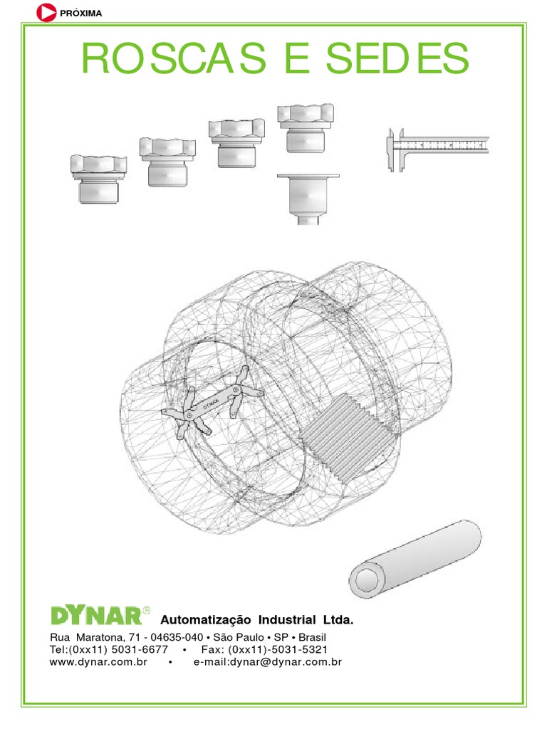 Manual Roscas | PDF | Engenharia Mecânica | Materiais de construção