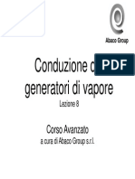 Corso Conduzione Generatori Vapore Lezione 8 PDF