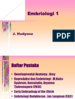 Embriologi 1