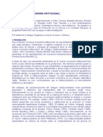 El Enfoque de La Economia Institucional