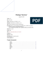 Package Faraway': R Topics Documented