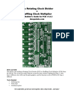 4ms Rotating Clock Divider Shuffling Clock Multiplier: Kit Builder's Guide For PCB v1.0.3