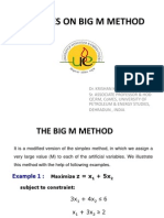 Big M Method Examples LPP Optimization