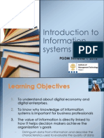 Introduction To Information Systems: PGDM Trimester I, 2013