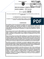 Decreto 3033 Del 27 de Diciembre de 2013
