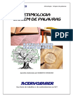 Etimologia Origem de Palavras