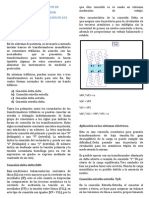 Explique Cada Uno de Los Tipos de Conexión de Un Transformador Trifásico y Cuál Es Su Aplicación en Los Sistemas Eléctricos