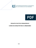 PPP - 2014 - Santiago - Arquitetura e Urbanismo - Bacharelado