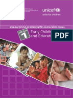Asia-pacific End of Decade Notes on Education for All- Early Childhood Care and Education 2012