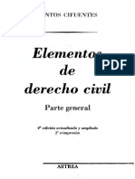 Elementos de Derecho Civil - Santos Cifuentes