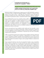 Pronunciamiento de CEIBA Ante La Aprobación de Ley Monsanto