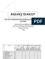 Borang Transit Sppbs 2013