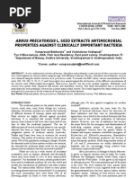 Download Abrus Precatorius l Seed Extracts Antimicrobial by Dr Varaprasad Bobbarala SN23867215 doc pdf