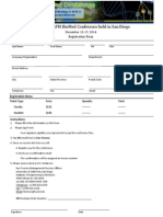 AFMBIO Registration Form