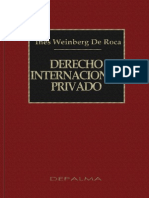 Weinberg de Roca, Inés - Derecho Internacional Privado