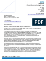 Calderdale Clinical Commissioning Group Refusal of FOI Request For Right Care Outline Business Case