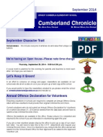 Cumberland Chronicle: September 2014