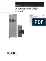 Contactor-Based Automatic Transfer Switch (ATS) Technical Data