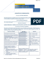 Tabela - Órgãos Reguladores - Tabela COAF PDF