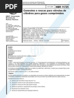 NBR-11725 Conexões Roscas Cilindros