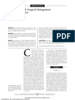 Surgical experience cholesteatoma