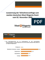 Umfrage-Auswertung Meet Magento #2.09