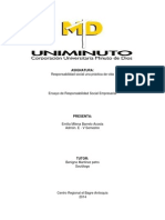 Ensayo de Responsabilidad Social Empresarial