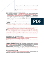 (9.0) Reorganization: 7.3 Industrial Line of Communications