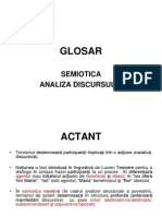 GLOSAR Prescurtat Semiotica