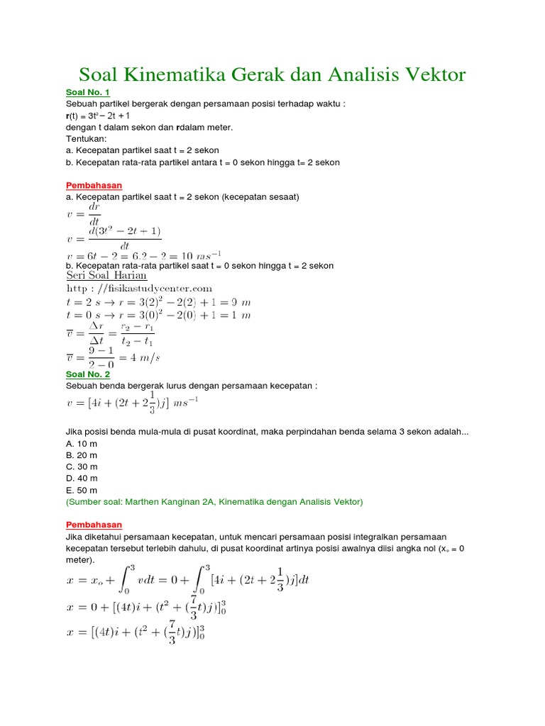 Contoh Soal Dan Pembahasan Dinamika Partikel Kelas 10 - Contoh Soal Terbaru