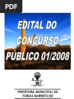 edital pmTobias Barreto
